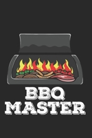 BBQ Notizbuch: BBQ Grillen Notizbuch für Liebhaber / Notizheft / Notizblock A5 (6x9in) Dotted Notebook / Punkteraster / 120 gepunktete Seiten (German Edition) 167130490X Book Cover