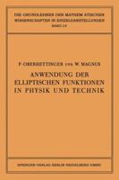 Anwendung Der Elliptischen Funktionen in Physik Und Technik 3642527949 Book Cover