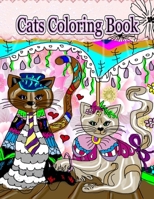 Cats Coloring Book: Volume 4 1981220615 Book Cover