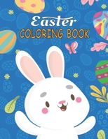 Easter Coloring Book: Funny Easter Coloring Book for Kids Ages 4-8 B08W7392F9 Book Cover