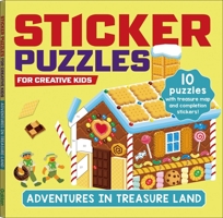 Sticker Puzzles for Creative Kids; The Wonderfull Land of Treasure: Sticker by Number; 10 Puzzles with a Fun Exploration Story; For Kids Ages 4-8; Goo 4056212368 Book Cover