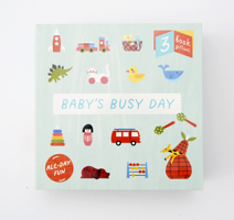 Baby's Busy Day: 3 book gift set - All Day Fun - Board book, Bath book, Cloth book 0711267480 Book Cover