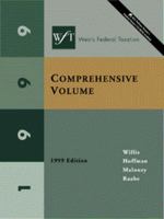 West's Federal Taxation 1999: Comprehensive Volume (Issn 0741-5184) 053888584X Book Cover