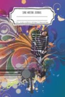 Song Writing Journal: Lined/Ruled Paper And Staff - Manuscript Paper For Notes - Lyrics And Music. For Musicians-Music Lovers-Students- Songwriting Book Notebook Journal 120 Pages 6"x9" 1079305335 Book Cover