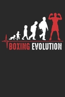 Boxing Evolution: Notebook / Diary / Organizer / 120 lined pages / 6x9 inch 1704019214 Book Cover