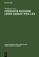 Cessante Ratione Legis Cessat Ipsa Lex 3110121255 Book Cover