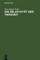 Die Relativität Der Trägheit 3112582535 Book Cover