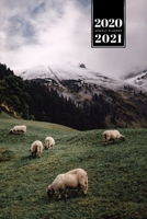 Sheep Lamm Shepherd Herder Farmer Week Planner Weekly Organizer Calendar 2020 / 2021 - Cold Mountains: Cute Wildlife Animal Pet Bullet Journal Notebook Diary in 6" x 9" Inch Pocket Size 1675902828 Book Cover