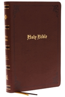 KJV, Large Print Center-Column Reference Bible, Bonded Leather, Brown, Red Letter, Comfort Print: Holy Bible, King James Version 0785296328 Book Cover