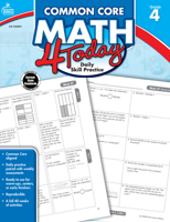 Common Core Math 4 Today, Grade 4: Daily Skill Practice 1624426026 Book Cover