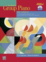 Alfred's Group Piano for Adults Student Book 1 (Second Edition): An Innovative Method Enhanced With Audio and Midi Files for Practice and Performance (Alfred's Group Piano for Adults) 0739053019 Book Cover