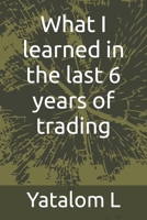What I learned in the last 6 years of trading B0C6BR2581 Book Cover