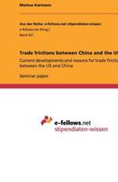 Trade frictions between China and the US 3656226083 Book Cover