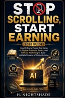 STOP SCROLLING, START EARNING (2026 Guide): How Ordinary People Are Using AI, Digital Products, Books, and Affiliate Marketing to Build Multiple Streams of Online Income (The Problem Solver Series) B0H4S9B5KG Book Cover