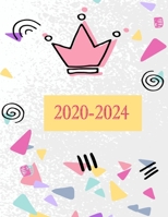 2020 - 2024: 5 jahres kalender 2020 * Wochenplaner * Taschenkalender * Terminkalender von Januar 2020 bis Dezember 2024 (German Edition) 1698553846 Book Cover