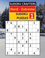 Hard - Extreme SUDOKU PUZZLES 1 1083081632 Book Cover
