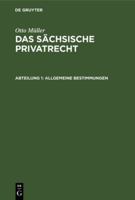 Allgemeine Bestimmungen 3112694538 Book Cover