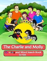 The Charlie and Molly Coloring and Word Search Book for Kids: Dog Coloring Book for Ages 5 and Up. (Us Version) 3947677081 Book Cover