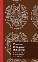 Common, Delinquent, and Special: The Institutional Shape of Special Education 0815330774 Book Cover