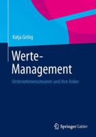 Wertemanagement: Unternehmenssteuerer Und Ihre Anker 3658026154 Book Cover