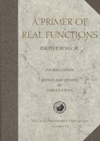 A Primer of Real Functions 088385029X Book Cover