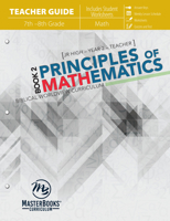 Principles of Mathematics Book 2, Teacher Guide 0890519072 Book Cover
