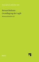 Grundlegung der Logik 3787304509 Book Cover