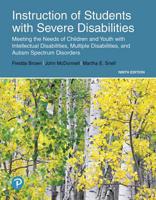 Instruction of Students with Severe Disabilities 013511554X Book Cover