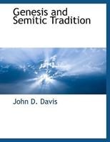Genesis and Semitic Tradition 1117903443 Book Cover