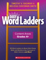 Daily Word Ladders: Content Areas, Grades 4 and Up 1338627449 Book Cover