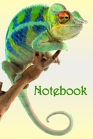 Notebook: Chameleon - Bespoke, personalised notebook. Contact us if you would like your own image, name or other text on a book. 1708171606 Book Cover