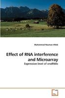 Effect of RNA interference and Microarray: Expression level of snoRNAs 3639242181 Book Cover