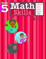 Math Skills: Grade 5 (Flash Kids Harcourt Family Learning) (Flash Kids Harcourt Family Learning) 1411401107 Book Cover