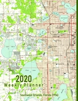 2020 Weekly Planner: Southwest Orlando, Florida (1956): Vintage Topo Map Cover 1695410475 Book Cover