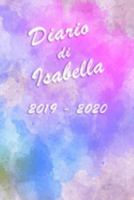 Agenda Scuola 2019 - 2020  - Isabella: Mensile - Settimanale - Giornaliera - Settembre 2019 - Agosto 2020 - Obiettivi - Rubrica - Orario Lezioni - ... effetto acquerello (Italian Edition) 1691781541 Book Cover