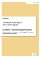 Unternehmenserfolg Und Innovationstatigkeit 3838605187 Book Cover