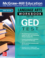 McGraw-Hill Education Language Arts Workbook for the GED Test, Third Edition 1264258038 Book Cover