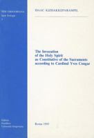 The Invocation of the Holy Spirit as constitutive of the 8876526927 Book Cover