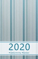 2020 Productivity Planner: Accomplish your goals. Set your goals and review the progress. Personal and professional to-dos, agenda, Gratitude section ... lines, blue shades. Soft matte cover). 1695754506 Book Cover