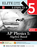 5 Steps to a 5: AP Physics 1 "algebra-Based" 2022 Elite Student Edition 1264267622 Book Cover