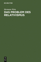 Das Problem Des Relativismus: Philosophie Im Ubergang Zur Anthropologie 3110053136 Book Cover