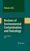 Reviews of Environmental Contamination and Toxicology, Volume 202 146142500X Book Cover