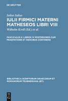 Matheseos, vol. II.: Libri V-VIII cum praefatione et indicibus 3598713517 Book Cover