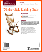 Fine Woodworking's Windsor-Style Rocking Chair Plan 1600859860 Book Cover