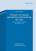 Thomas von Aquins gr?ndlichere Behandlung der ?bel 305006076X Book Cover