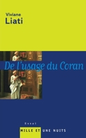de l'Usage Du Coran 2842058712 Book Cover