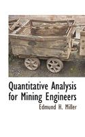 Quantitative Analysis for Mining Engineers 1017072760 Book Cover