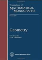 Geometry (Translations of Mathematical Monographs) 0821820389 Book Cover