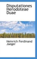 Disputationes Herodoteae Duae 0526255366 Book Cover