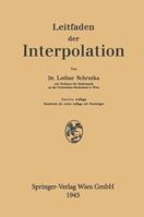 Leitfaden Der Interpolation 3662356406 Book Cover